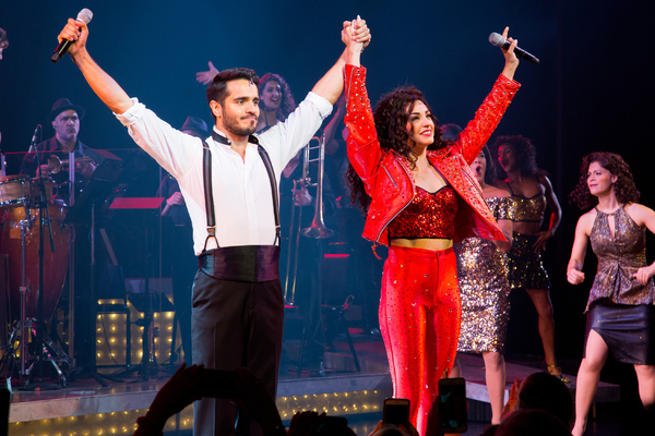 Photo Coverage: Gloria and Emilio Estefan Join Cast of ON YOUR FEET for Final Broadway Bows! Image