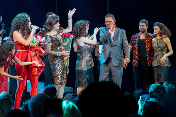 Photo Coverage: Gloria and Emilio Estefan Join Cast of ON YOUR FEET for Final Broadway Bows! 