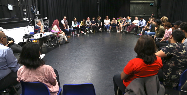 Photo Flash: Inside Rehearsal for Sufi Musical ISHQ at Sadler's Wells Image
