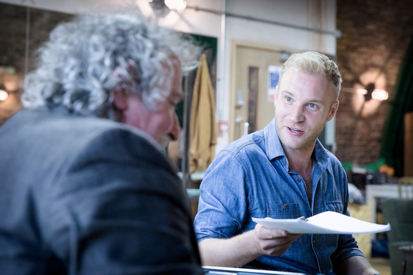 Photo Flash: In Rehearsals for DEATHTRAP, Starring Paul Bradley and Jessie Wallace, Ahead of UK Tour 