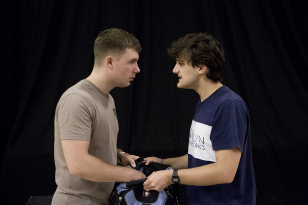 Photo Flash: In Rehearsal for EYES CLOSED, EARS COVERED at Bunker Theatre 