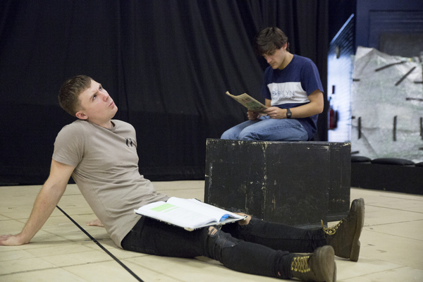 Photo Flash: In Rehearsal for EYES CLOSED, EARS COVERED at Bunker Theatre Image
