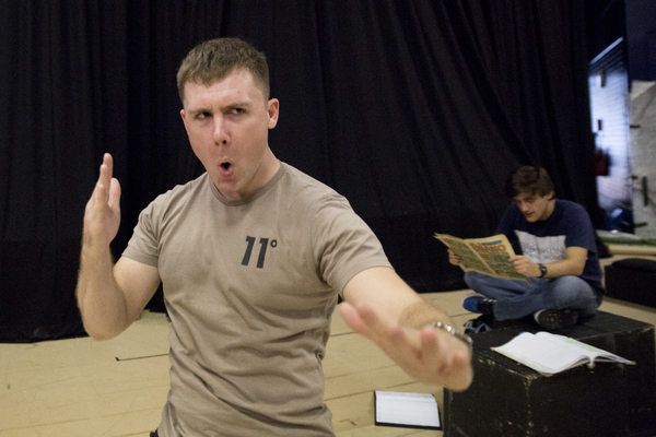 Photo Flash: In Rehearsal for EYES CLOSED, EARS COVERED at Bunker Theatre Image