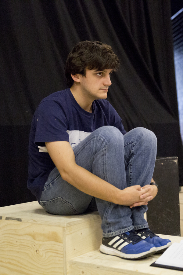 Photo Flash: In Rehearsal for EYES CLOSED, EARS COVERED at Bunker Theatre Image