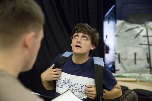Photo Flash: In Rehearsal for EYES CLOSED, EARS COVERED at Bunker Theatre Image
