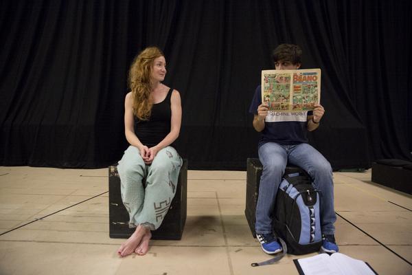 Photo Flash: In Rehearsal for EYES CLOSED, EARS COVERED at Bunker Theatre 