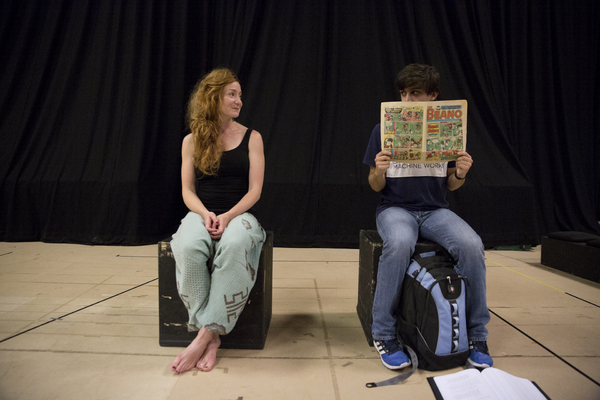 Photo Flash: In Rehearsal for EYES CLOSED, EARS COVERED at Bunker Theatre Image