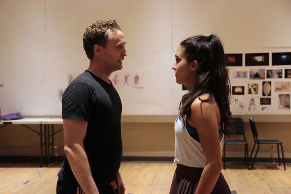 Photo Flash: In Rehearsals for BETWEEN THE LINES Starring Arielle Jacobs and Curt Hansen at Kansas City Rep Image
