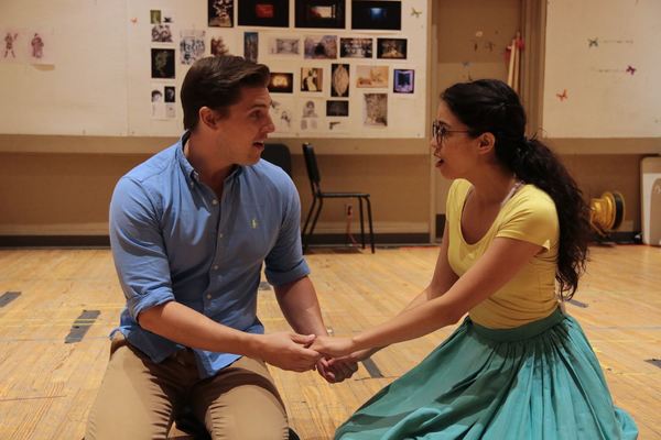 Photo Flash: In Rehearsals for BETWEEN THE LINES Starring Arielle Jacobs and Curt Hansen at Kansas City Rep Image