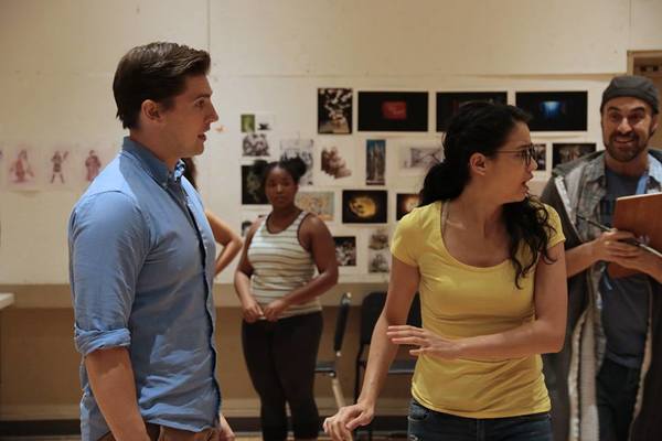 Photo Flash: In Rehearsals for BETWEEN THE LINES Starring Arielle Jacobs and Curt Hansen at Kansas City Rep Image
