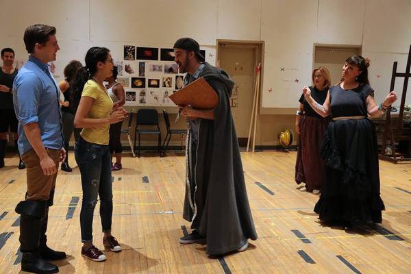 Photo Flash: In Rehearsals for BETWEEN THE LINES Starring Arielle Jacobs and Curt Hansen at Kansas City Rep Image