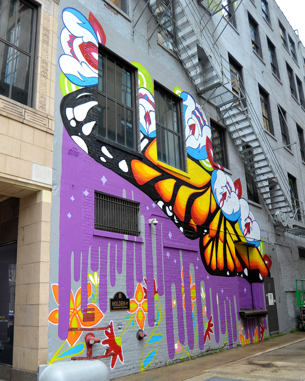Photo Flash: First Look at Cirque du Soleil's LUZIA-Inspired Mural in Wabash Arts Corridor 