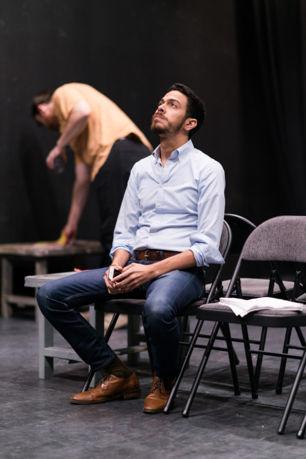 Photo Flash: Go Inside Rehearsals for Ten Bones Theatre Company's IN A LITTLE ROOM Image