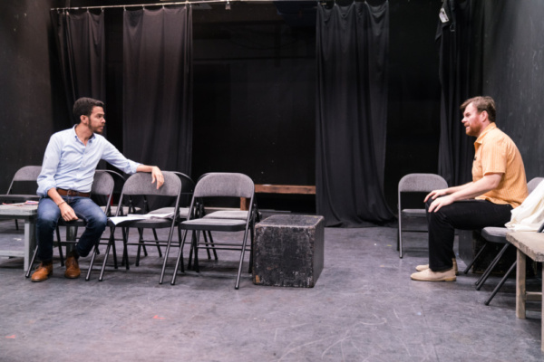 Photo Flash: Go Inside Rehearsals for Ten Bones Theatre Company's IN A LITTLE ROOM Image