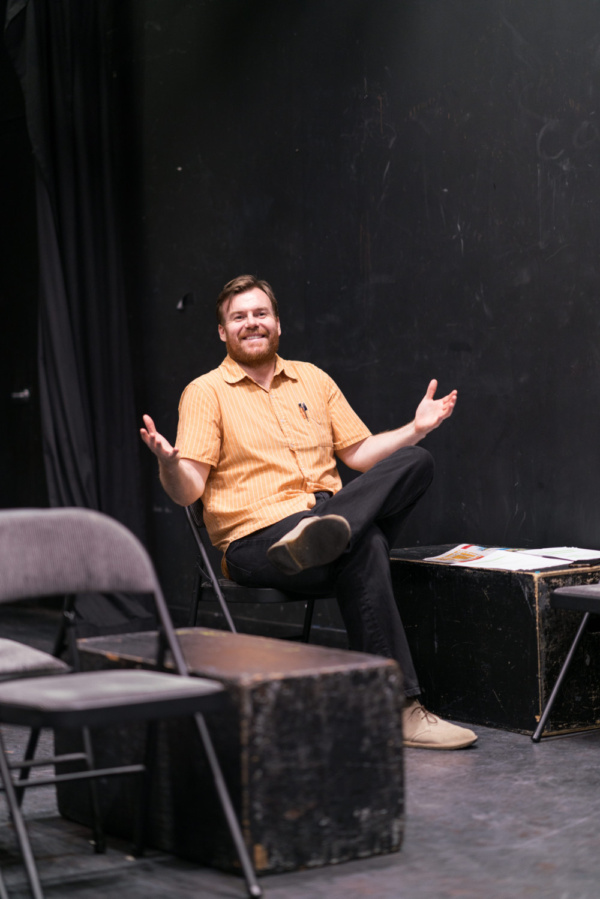 Photo Flash: Go Inside Rehearsals for Ten Bones Theatre Company's IN A LITTLE ROOM Image