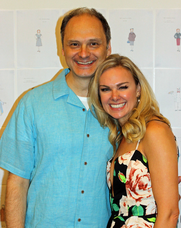 Photo Flash: THE HONEYMOONERS Company Meets the Press at Paper Mill Image