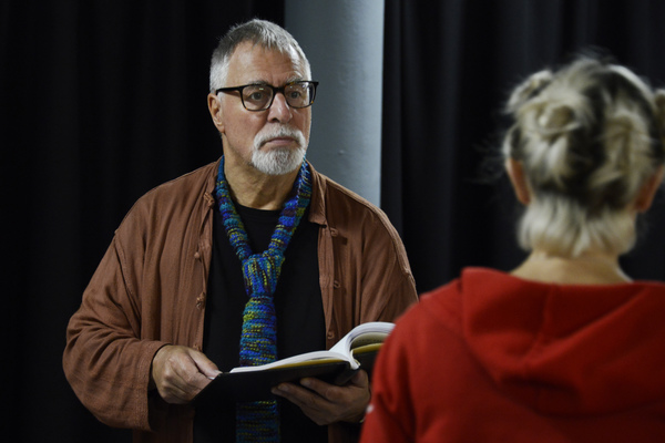 Photo Flash: In Rehearsals for FOR LOVE OR MONEY Starring Sarah-Jane Potts, Barrie Rutter and Jos Vantyler Image