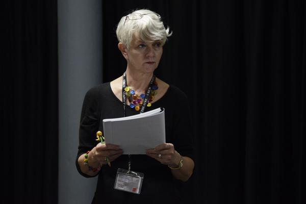 Photo Flash: In Rehearsals for FOR LOVE OR MONEY Starring Sarah-Jane Potts, Barrie Rutter and Jos Vantyler Image
