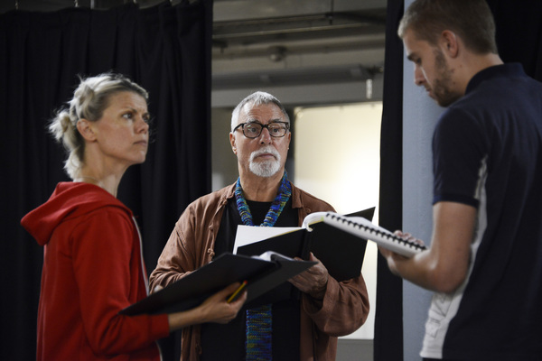 Photo Flash: In Rehearsals for FOR LOVE OR MONEY Starring Sarah-Jane Potts, Barrie Rutter and Jos Vantyler 