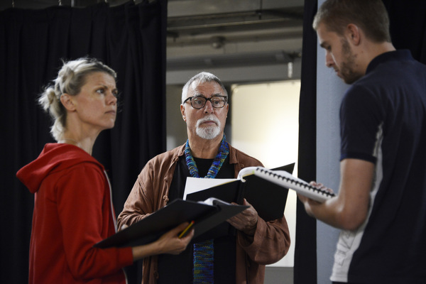 Photo Flash: In Rehearsals for FOR LOVE OR MONEY Starring Sarah-Jane Potts, Barrie Rutter and Jos Vantyler Image