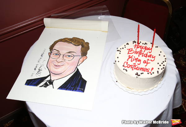 William Ivey Long portrait & Birthday cake Photo