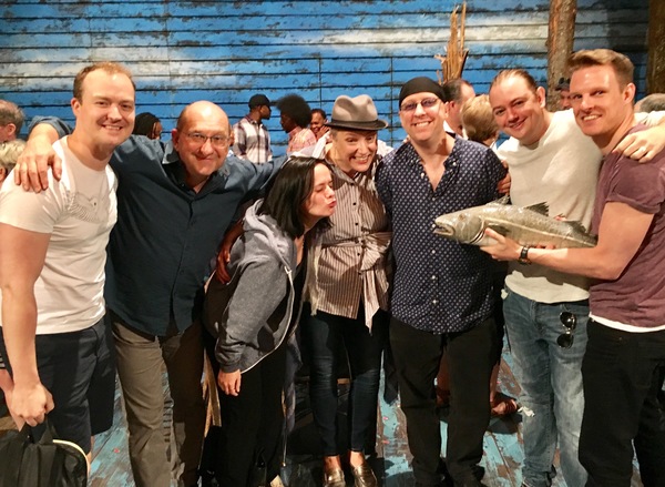 Photo Flash: THE PLAY THAT GOES WRONG Performs 'The Kiss that Went Wrong' at COME FROM AWAY Image