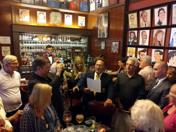 Photo Flash: The Lambs Proclaims Sardi's Its Favorite Watering Hole Image