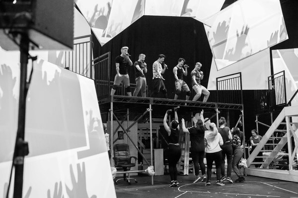 Photo Flash: In Rehearsals for THE BAND Image