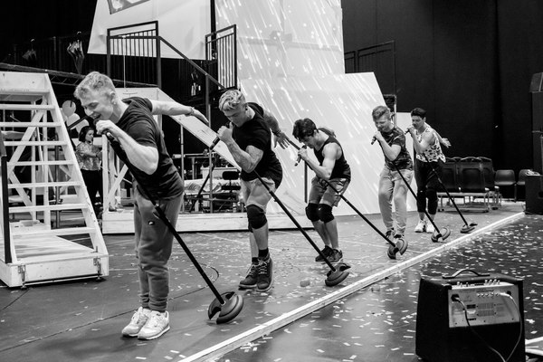 Photo Flash: In Rehearsals for THE BAND 