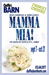 Review: Gorgeous MAMMA MIA! Takes the Chaffin's Barn Stage in High-Flying Style Image