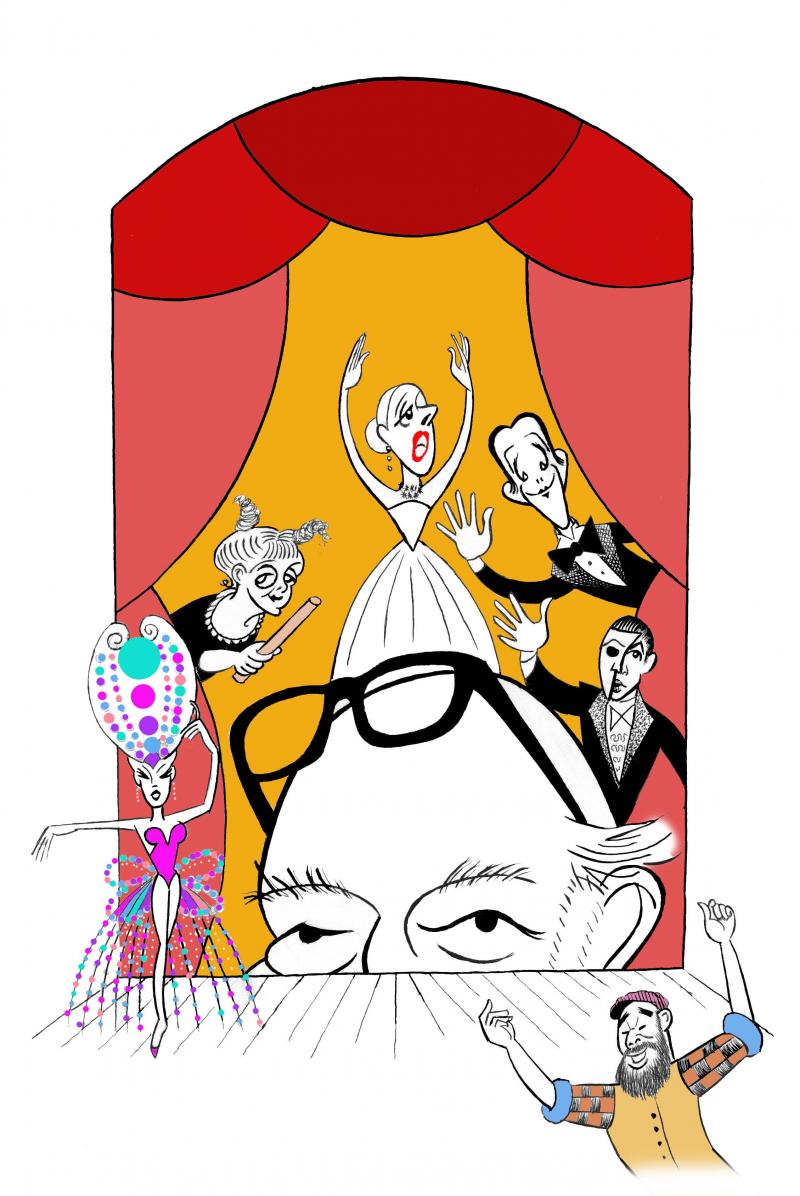 BWW Exclusive: Ken Fallin Draws the Stage - PRINCE OF BROADWAY! Image