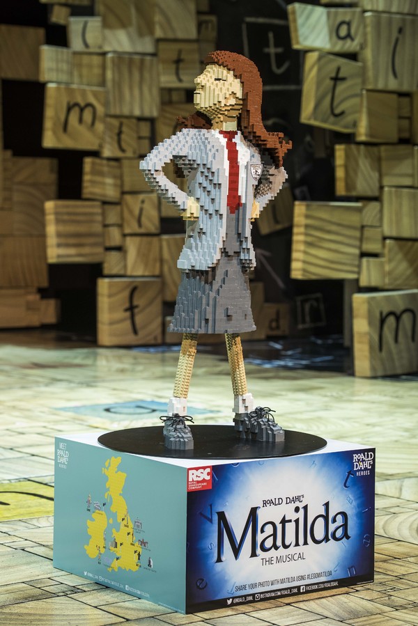 LEGO build of Matilda in honor of Roald Dahl Day Photo