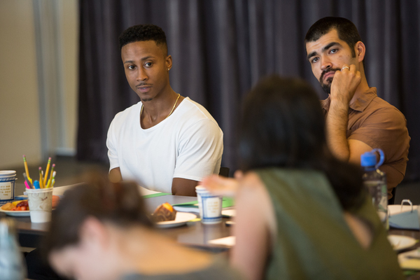 Photo Flash: Inside Rehearsal with William Jackson Harper, Cristin Milioti and More for LCT3's AFTER THE BLAST 