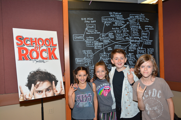 Photo Coverage: SCHOOL OF ROCK Touring Company Meets The Press Image