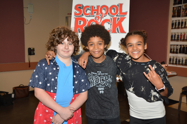 Photo Coverage: SCHOOL OF ROCK Touring Company Meets The Press Image