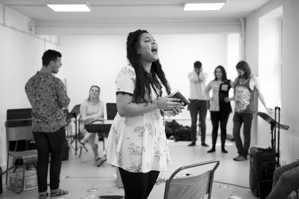 Photo Flash: In Rehearsals for 35MM: A MUSICAL EXHIBITION at The Other Palace 