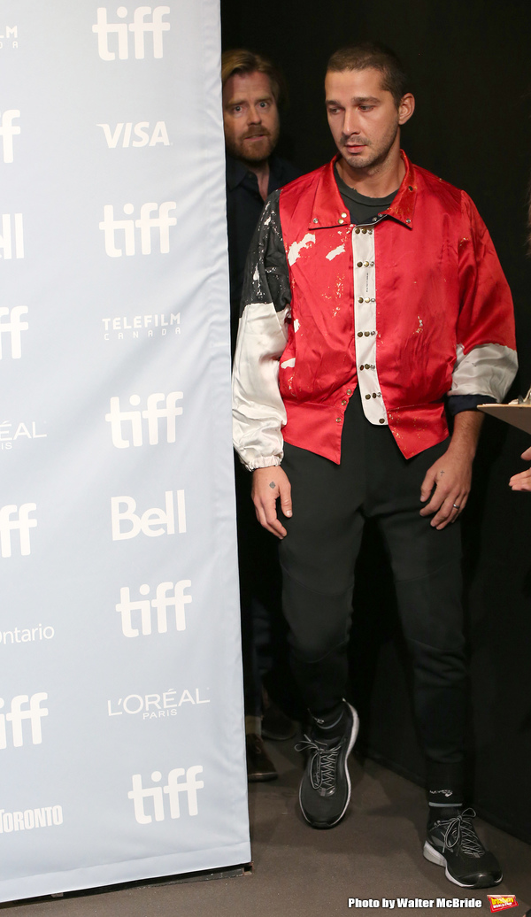 Photo Coverage: Shia LaBeouf & More Attend TIFF's Press Call for BORG/MCENROE Image