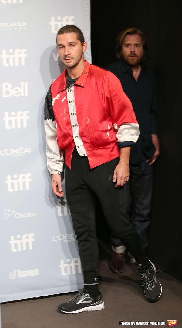 Photo Coverage: Shia LaBeouf & More Attend TIFF's Press Call for BORG/MCENROE Image
