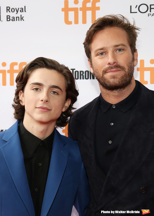 Timothee Chalamet and Armie Hammer  Photo