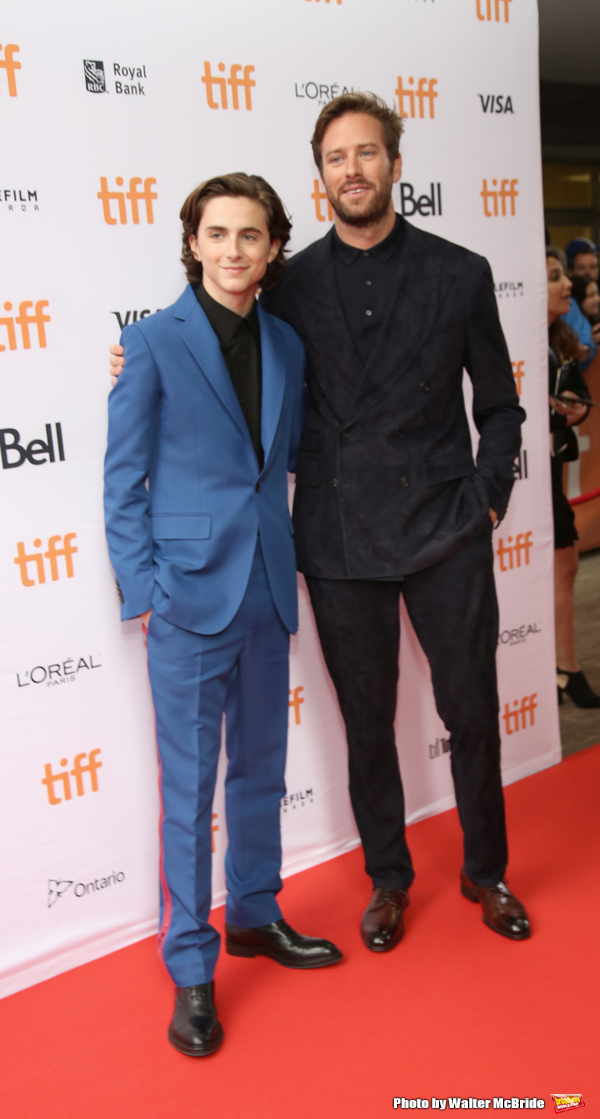 Photo Coverage: Armie Hammer & More Attend TIFF Press Call for CALL ME BY YOUR NAME Image