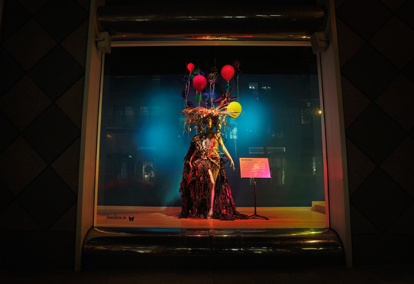 Photo Flash: Costume Designer Machine Dazzle Decks Out Neiman Marcus Windows for Taylor Mac at the Curran Image