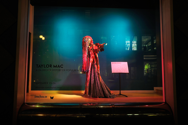 Photo Flash: Costume Designer Machine Dazzle Decks Out Neiman Marcus Windows for Taylor Mac at the Curran 