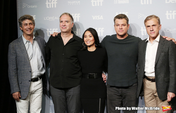 Alexander Payne, Jim Taylor, Hong Chau, Matt Damon, Christoph Waltz   Photo