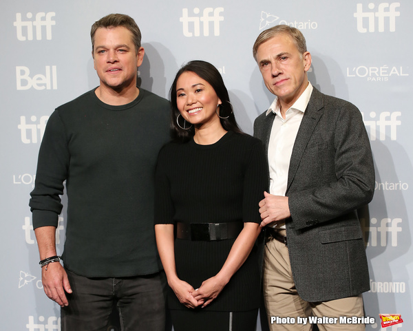 Matt Damon, Hong Chau and Christoph Waltz Photo