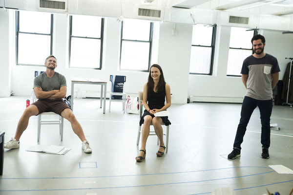 Photo Flash: In Rehearsal for Roundabout's THE LAST MATCH Off-Broadway Image