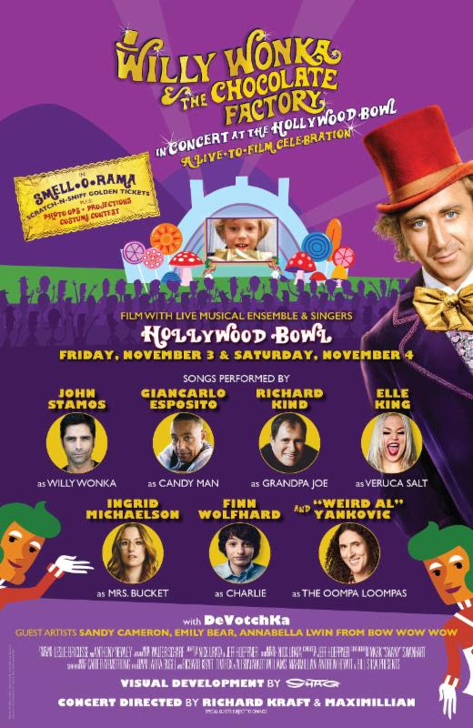 John Stamos, Weird Al to Star in WILLY WONKA AND THE CHOCOLATE FACTORY: IN CONCERT Image