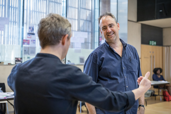 Photo Flash: In Rehearsals for LABOUR OF LOVE, Starring Martin Freeman and Tamsin Greig Image
