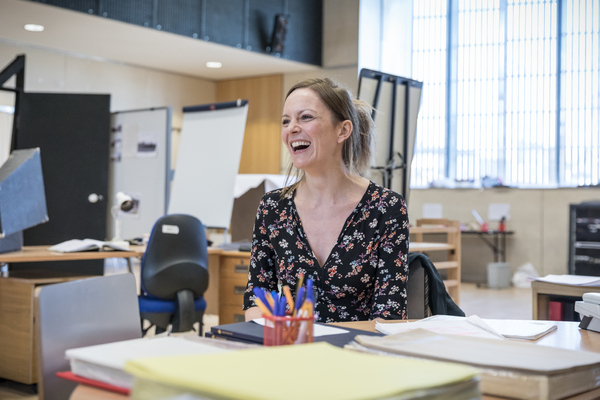 Photo Flash: In Rehearsals for LABOUR OF LOVE, Starring Martin Freeman and Tamsin Greig Image