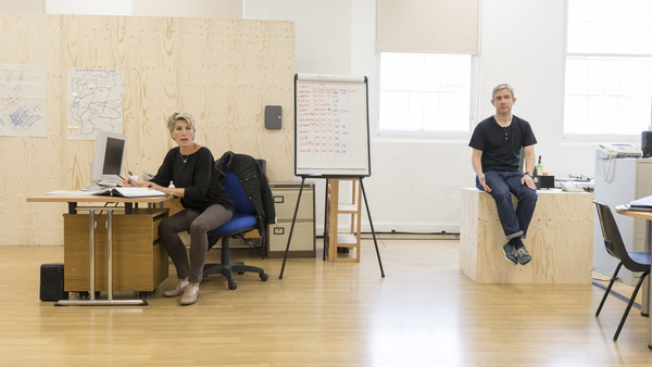 Photo Flash: In Rehearsals for LABOUR OF LOVE, Starring Martin Freeman and Tamsin Greig Image
