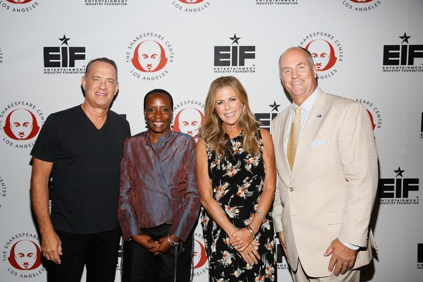 Photo Flash: Tom Hanks and Rita Wilson Host 'FORBIDDEN SHAKESPEARE' Benefit in L.A. Image